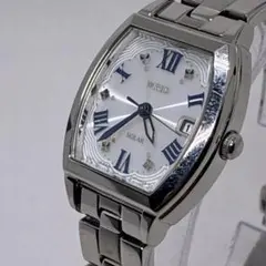 美品　稼動品SEIKO WIRED ソーラー腕時計 　ラインストーン　ソーラー