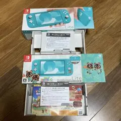 Nintendo Switch Lite ターコイズ どうぶつの森デザイン　空箱