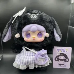 Yooki Bear V4ミニシークレット黒 奥利奥小熊 ぬいぐるみキーホルダー