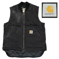 2026年最新】carhartt ダックベスト ブラックの人気アイテム - メルカリ