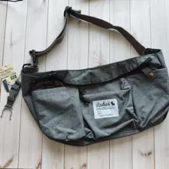 【美品】RADICA ラディカ お散歩バッグ 2way ショルダーバッグ グレーのサムネイル