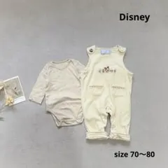 男の子　女の子　ロンパース　ミッキー　ベビー　70 80 まとめ　黄色