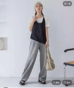 JEANASISジーナシス　 ドビーホルターキャミセットのサムネイル