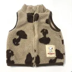 【2回着用】スヌーピーベスト　95㎝