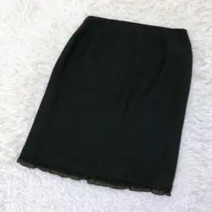 VALENTINO ROMA ヴァレンティノ ひざ丈スカート L タイト シルクのサムネイル