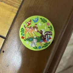 バンビ 刺繍 ピンバッジ