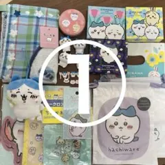 ハチワレ①セット＋②ボイスぬいぐるみ　まとめ売り　ハンドタオル・フィギュア他