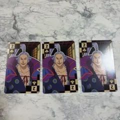 ONE PIECE ワンピース 台湾限定 トランプ 傳ジロー 3枚セット