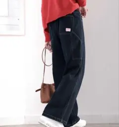 Java メンズライクペインターパンツ ワンウォッシュ M