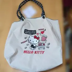 ハローキティ　ギャザー　トートバッグ