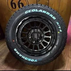 ✨新作✨16インチ⭐️ハイエース⭐️ヨコハマAT4⭐️車検対応⭐️ブラック⭐️新品 GEOLANDAR ハイエース 200系 16インチ 車検適合 新品 タイヤ
