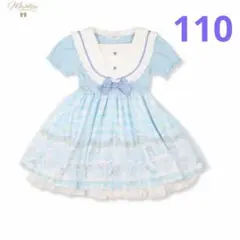 ☆新品☆ マジョリカ　シナモロール　ワンピース　サンリオ　ブルー　青　水色のサムネイル