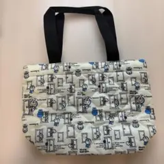 ドラえもん キルティング どこでもドア　イエロー　ミニトートバッグ　ミニバッグ
