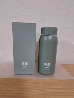 【新品】ユニクロ ブルーノ コラボ ステンレスボトル グリーン　350ml