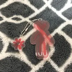 ハート型　アクリルキーホルダー