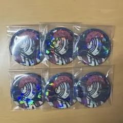 猗窩座 57mm ホログラム缶バッジ 6個セット