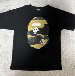 A BATHING APE カモフラ柄 半袖Tシャツ ブラック Lサイズのサムネイル