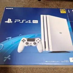 PS4 Pro Glacier White 本体 +コントローラー２個　ジャンク