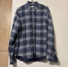 Right-on BACK NUMBER 長袖シャツ　メンズ　トップス　青　M