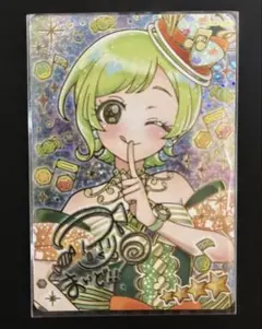 ひみつのアイプリ メロディバズリウムアンサンブルグリーン アイリ サイン