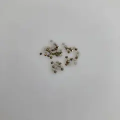ネイルアート用パーツ 金色 丸形　50粒位　1㎜