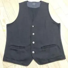 PLUS ONE ベスト ブラック Sサイズ