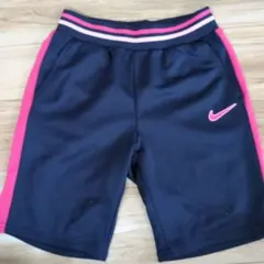 子供用　Nike Dri-FIT 半ズボン M ネイビー/ピンク