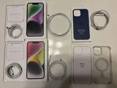 iPhone 14 黒、白の箱のみ　おまけ付き