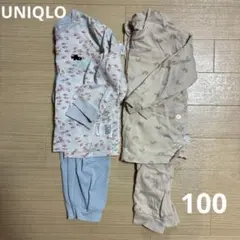 UNIQLOベビーパジャマ100 2着