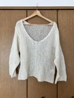 【2way】BEAMS BOY モヘアセーター