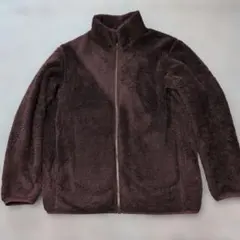 UNIQLO フリースジャケット Lサイズ ダークパープル