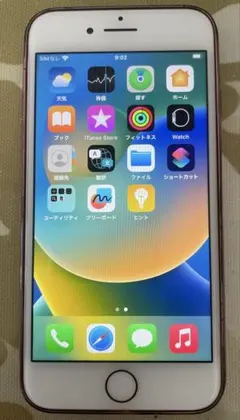 iPhone8 64GB SIMフリー バッテリー80％　イヤホン付き