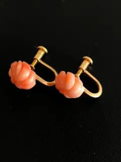 ⭐️ 珊瑚 イヤリング