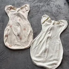 【美品】Hugmuu ハグムースワドル コットン おくるみ スリーパー 新生児