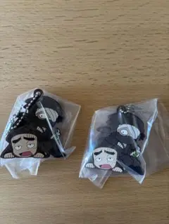 山田利吉＆雑渡昆奈門 アクリルキーホルダー 忍たま乱太郎 in ナンジャタウン AMO CAFE WEB SHOP / 忍たま乱太郎 × サンリオキャラクターズ