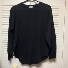 earth music & ecology ブラック長袖Tシャツ Fサイズ