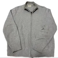 L.L.Bean グレー ジップアップセーター