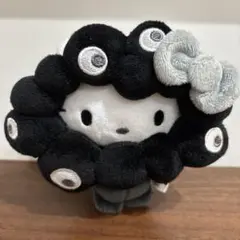 黒 ミャクミャク キティ なりきりぬいぐるみ カラビナ サンリオ BC ブラック