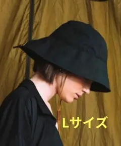 BETON CIREベトンシレ帽子ハットCHALUTIERシャルティ黒ブラックL BETON CIREベトンシレ帽子ハットCHALUTIERシャルティアチェックM