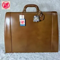 極美品 90s 牛革 レザー ビジネスバッグ ブリーフケース デットストックのサムネイル
