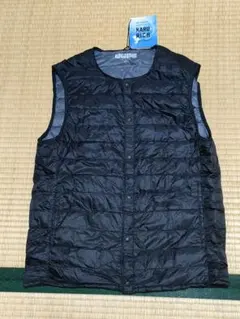 KARU RICH 黒 ダウンベスト 収納袋付き