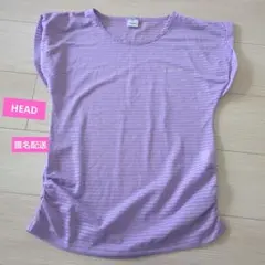 HEAD ラベンダー ストライプ Tシャツ Mのサムネイル