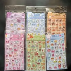 新品 3Dぷくっとジェルシール6枚セット