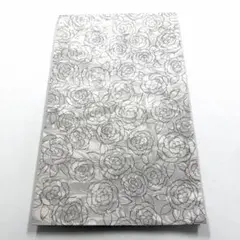 専用帯7217 ●高級 正絹 全通 名古屋帯 墨流し 薔薇