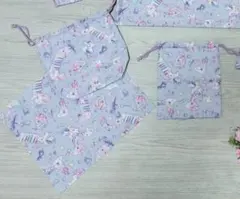 ハンドメイ小学校 お弁当コップ袋セット