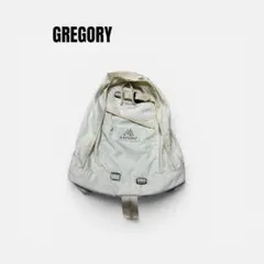 GREGORY 白 グラフィック ロゴ バックパック リュック y2k 激レア