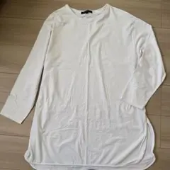 23区　コットンベアジャージー ロング Tシャツ　48 大きいサイズのサムネイル