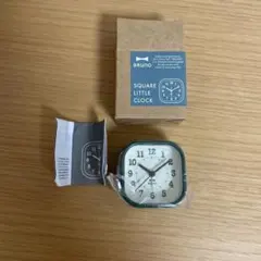 BRUNO SQUARE LITTLE CLOCK 置時計