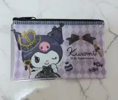 【新品】サンリオ　マイクロ　フラットポーチ　ジッパーバック　クロミちゃん