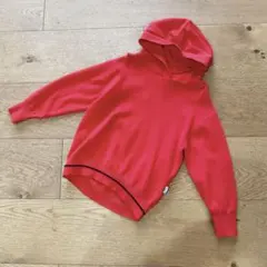 新品 組曲 パーカー 150-160 赤系